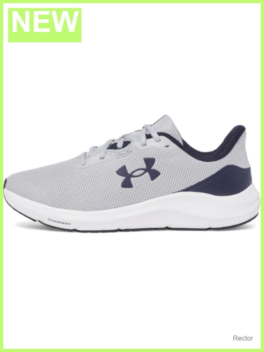 Men's Road Running Shoes, Performance Mesh, Charged Cushioning, Lace-Up,